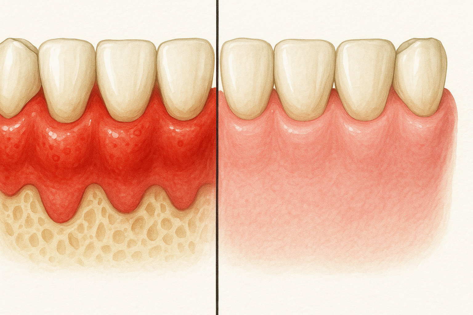 Thumbnail do artigo sobre gengiva sangrando